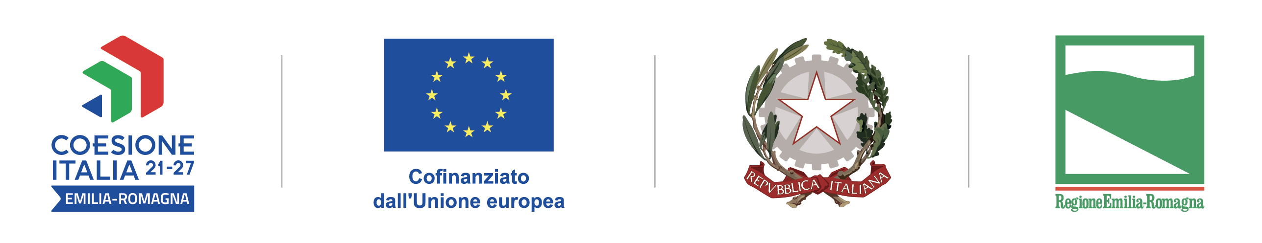 Cofinanziato dall'Unione europea — Coesione Italia 21-27 — Repubblica Italiana — Regione Emilia-Romagna